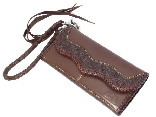 Surd SAAD サード WL-132-CH カービングレザー ロングウォレット