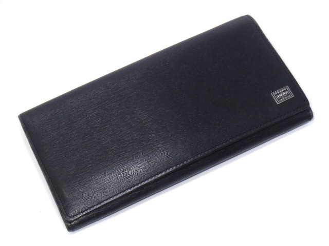 吉田カバン PORTER CURRENT LONG WALLET 052-02201（ブラック） PORTER CURRENT（PORTER） メンズ長財布の商品画像