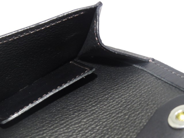 LAST CROPS TONGUE ブラックレザー パイソン ケース LAST CROPS TONGUE ブラックレザー パイソン コインケース LAST CROPS