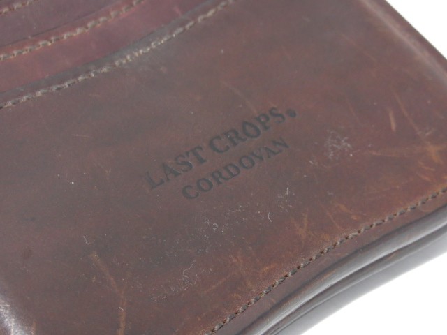 ラストクロップス　ラフアウト　スパンカー 未使用 LAST CROPS ラストクロップス 二つ折り財布 LC SPANKER 1