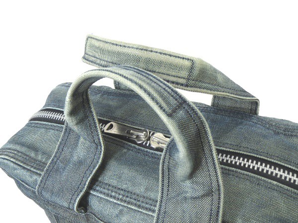 未使用級 1425 PORTER ディーパー ボストンバッグ A4 デニム PORTER ポーター DEEPER ディーパー ボストン バッグ インディゴ