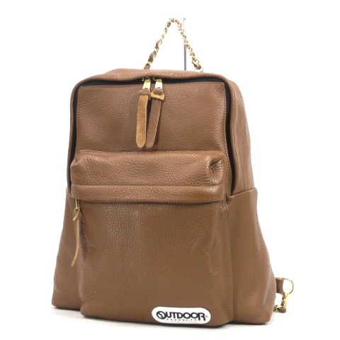 極美品 ロンハーマン×OUTDOOR/アウトドア 別注レザーリュック 入手困難】別注コレクションRon Herman/ロンハーマン×OUTDOOR