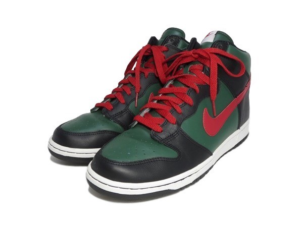 NIKE ナイキ ID DUNK HI ダンクハイ 27.5cm 316142-991 黒 緑 NIKE ナイキ ID DUNK HI ダンクハイ 27.5cm 316142-991 黒 緑