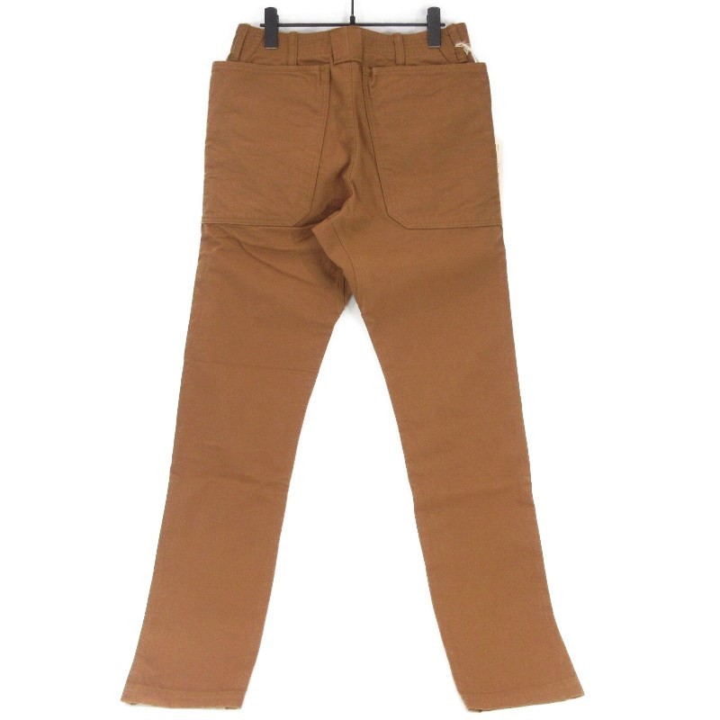 美品 SASSAFRAS SPRAYER PANTS ブラウン M ペインター 美品 SASSAFRAS