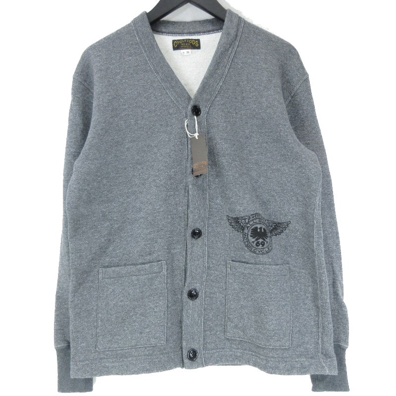 WESTRIDE ウエストライド スウェットカーディガン ショールカラー 38 未使用 WESTRIDE ウエストライド スウェットカーディガン CLOUD