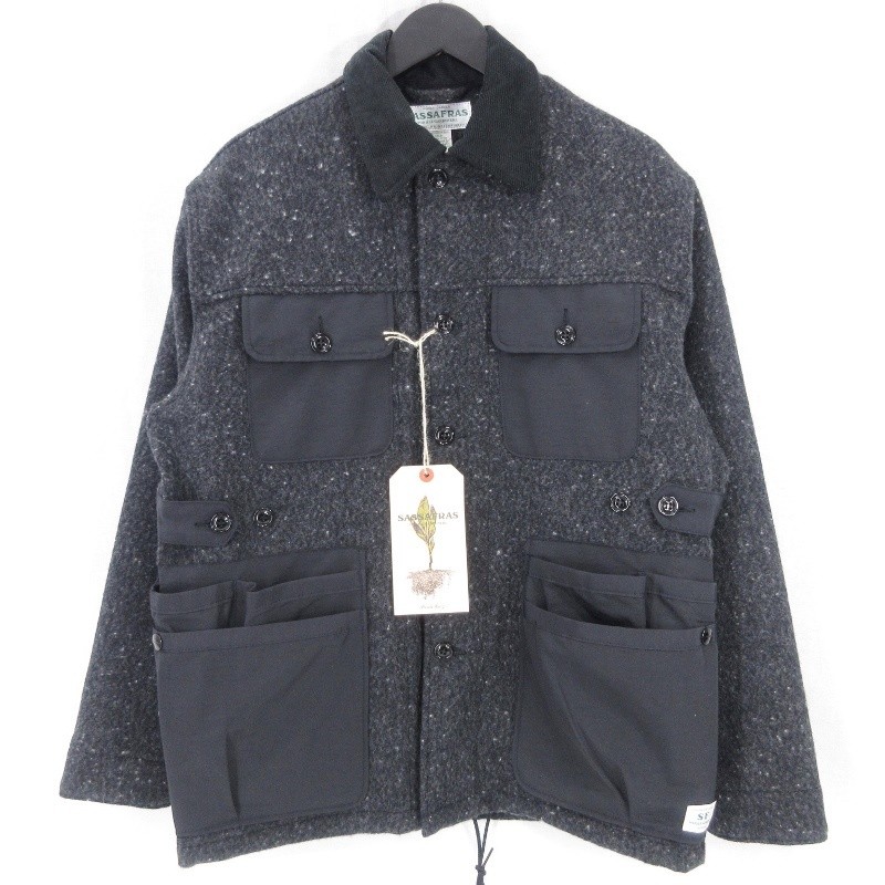 未使用 SASSAFRAS ササフラス GARDEN HOLE JACKET BLANKET SF