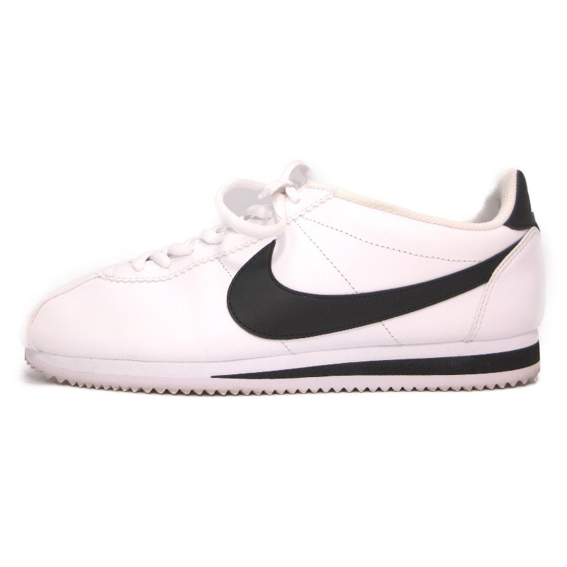 WMNS CLASSIC CORTEZ "WHITE BLACK" 807471-101 （ホワイト/ブラック/ホワイト）