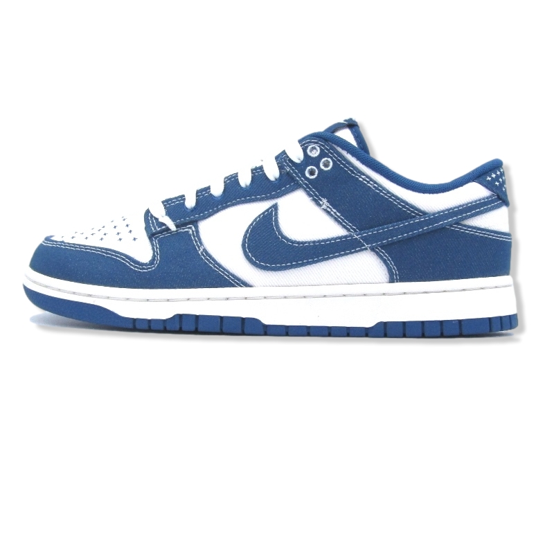 NIKE DUNK LOW RETRO SE "INDUSTRIAL BLUE" DV0834-101 （サミットホワイト/サミットホワイト/インダストリアルブルー/インダストリアルブルー） ダンク（NIKE） メンズスニーカーの商品画像