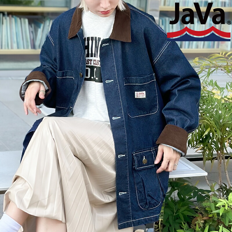 {java Java collaboration } free shipping outer jacket men's color scheme corduroy collar military Denim JK man and woman use unisex lady's easy 