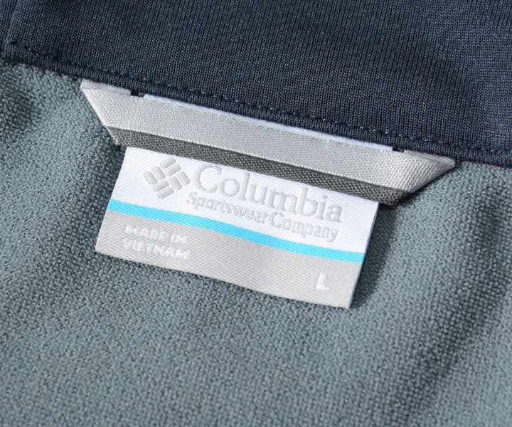 COLUMBIA コロンビア ジャケット 切り替えバイカラー ワンポイントロゴ 