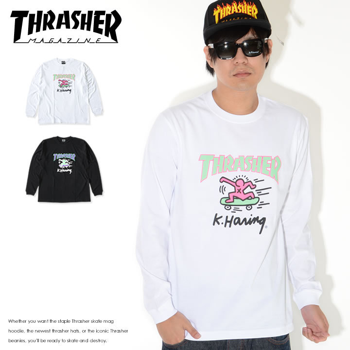 格安 Thrasher Keith Haring スウェットパーカー キースへリング コラボ スケートヒューマン Kh Th2107 メンズ ファッション ストリート系 スケート系 スケボー B系 カジュアル アメカジ 大きいサイズ 服 送料無料 21新発 Antofagastaen100palabras Cl