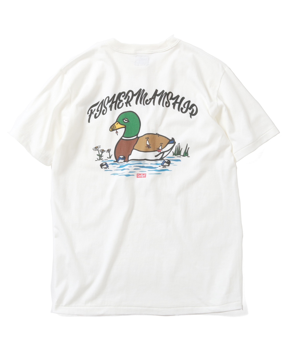 so Wolf ruSOULFUL FISHERMAN*S CLUB FISHERMANSHIP S/S POCKET T-SHIRT short sleeves T-shirt SFL-21008FC NATURAL natural 