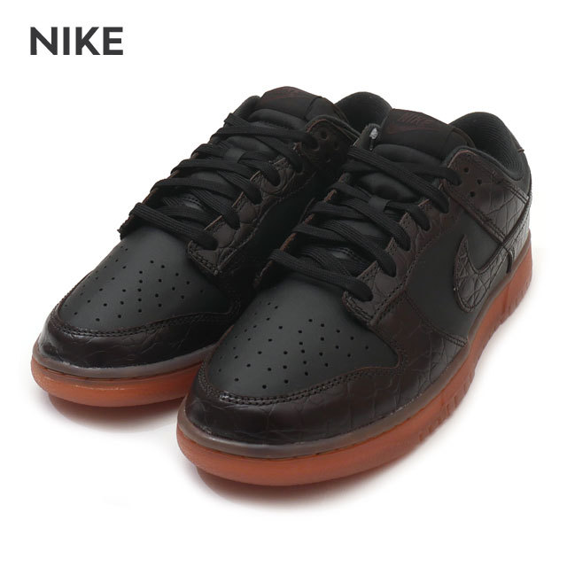 NIKE DUNK LOW SE "CHOCOLATE CROC" DV1024010 （ブラック/ベルベットブラウン/ブラウンバサルト