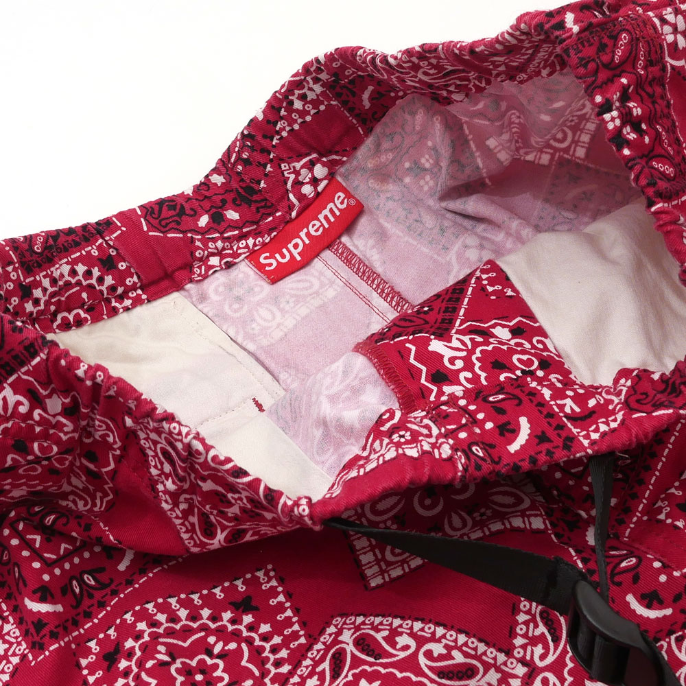  Supreme Supreme 15SS Bandana Belted Short bandana pattern shorts RED red men's S size [ used ] 2015SS 144001687033 ( pants )