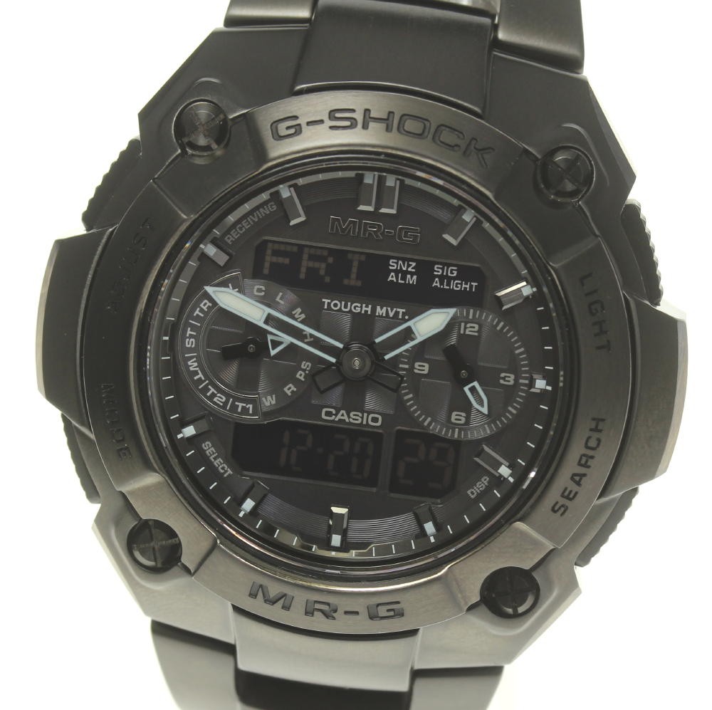 ピ*レ様 CASIO MR-G-7700-1BJF デジタル腕時計 ブラック CASIO G-SHOCK MR-G MRG-7700B-1BJF G-SHOCK MR-G メンズ腕時計