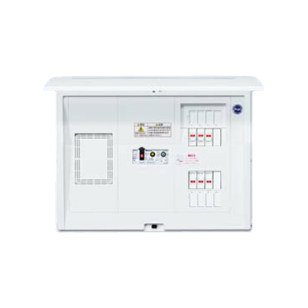 Panasonicコスモパネル30A、6回路空き2、リミッタスペース有 Panasonic コスモパネルコンパクト21 標準タイプ リミッタースペース
