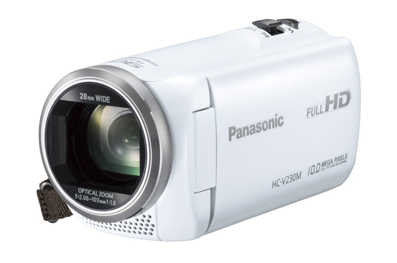  Panasonic цифровой Hi-Vision видео камера встроенный память 8GB белый HC-V230M-W