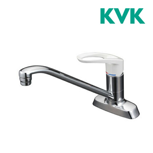 KVK 流し台用シングルレバー式混合栓200mmパイプ付 KM5081R20 キッチン蛇口、水栓の商品画像