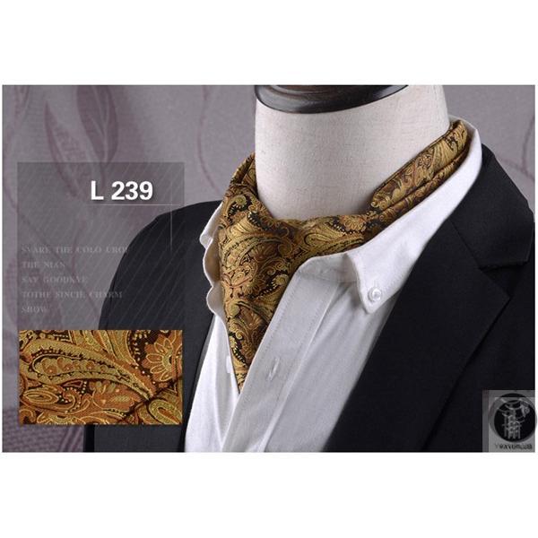  ascot tie scarf men's business new life stylish gentleman wedding Ascot scarf formal peiz Lee pattern ... payment on delivery un- possible 