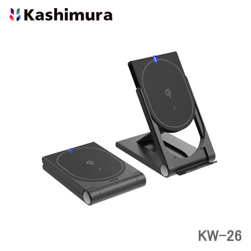 Kashimura ワイヤレス充電器 2WAY 10W KW-26の商品画像