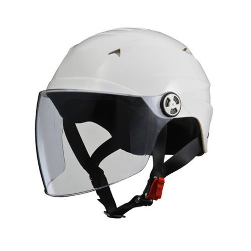 SERIO RE-41 開閉シールド付き ハーフヘルメット LLサイズ（61～62cm未満） ホワイトの商品画像