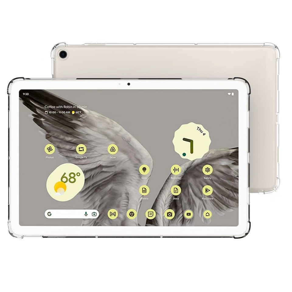 Google Pixel Tablet кейс пиксел планшет покрытие 4 . угол воздушный подушка ударопрочный планшет TPU кейс силикон мягкий чехол планшет прозрачный 