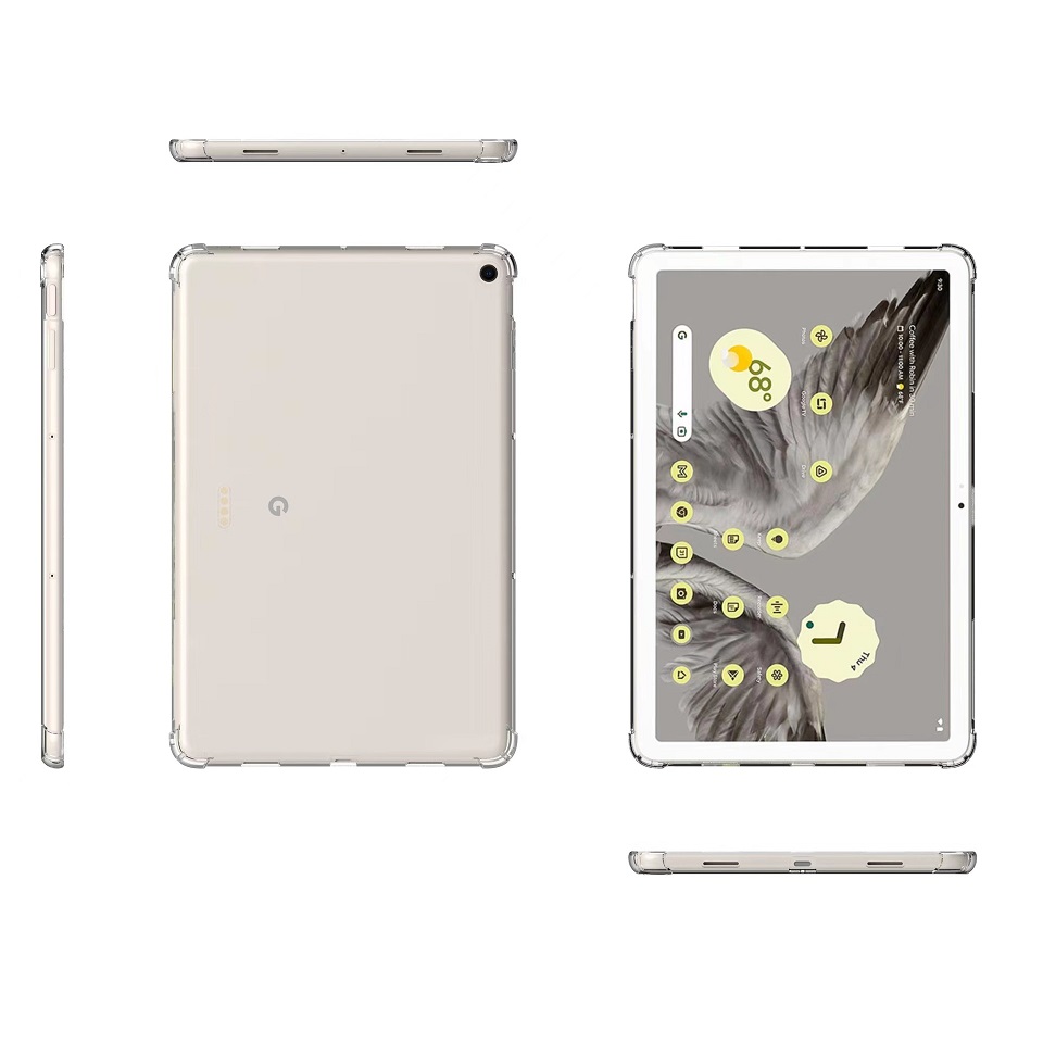 Google Pixel Tablet кейс пиксел планшет покрытие 4 . угол воздушный подушка ударопрочный планшет TPU кейс силикон мягкий чехол планшет прозрачный 