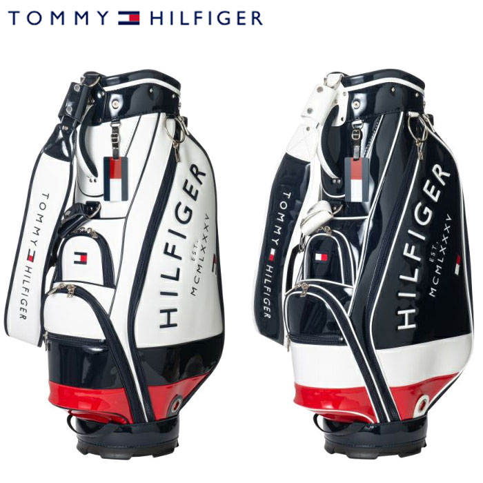 TOMMY HILFIGER カートキャディバッグ エナメルシグネチャー THMG2FC2 キャディバッグの商品画像