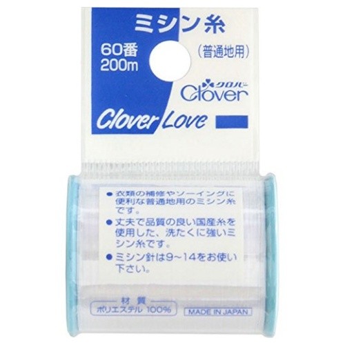 クロバー ミシン糸 白 #60 200m CL63521