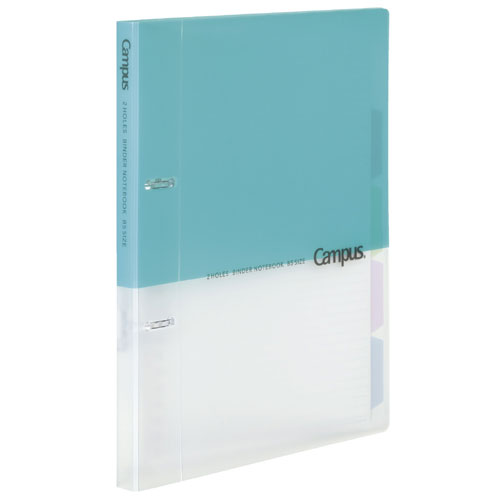 キャンパス プリントもとじやすい2穴ルーズリーフ バインダー B5（ライトブルー）ル-PP358LB×1冊の商品画像