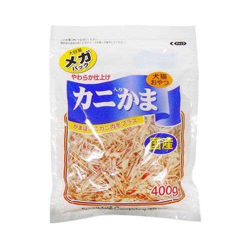 フジサワ カニ入りかま メガパック 400g×1個の商品画像