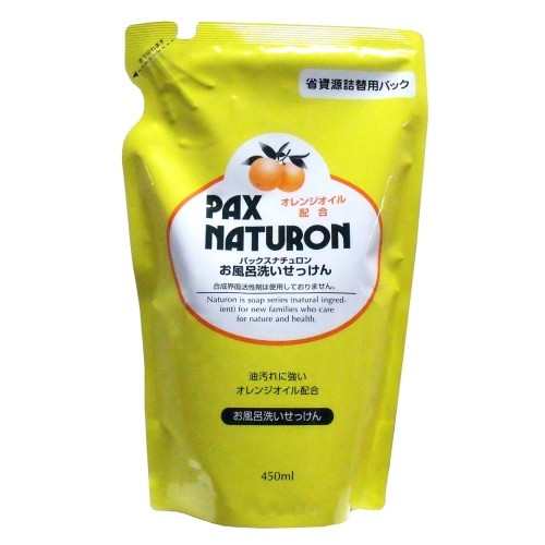 パックスナチュロン お風呂洗い石けん つめかえ用 450mL×1個の商品画像