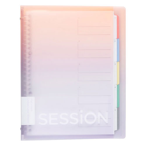 マルマン セッション バインダー えんぴつで書けるインデックス付き B5（ゆうやけ）F310A-97B×1冊の商品画像
