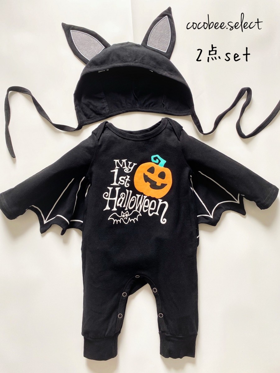  baby мужчина девочка Halloween маскарадный костюм .... костюмная одежда костюмированная игра черный цвет чёрный детский комбинезон комбинезон фотография фотосъемка память фотосъемка Halloween party 708090cm