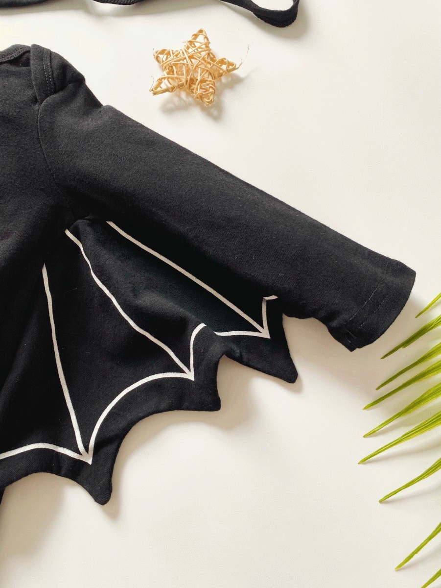  baby мужчина девочка Halloween маскарадный костюм .... костюмная одежда костюмированная игра черный цвет чёрный детский комбинезон комбинезон фотография фотосъемка память фотосъемка Halloween party 708090cm