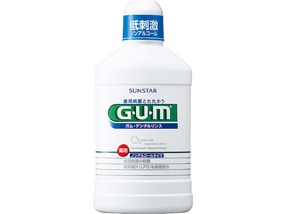 SUNSTAR(日用品) G・U・M（ガム） デンタルリンス ノンアルコールタイプ 500ml G・U・M マウスウォッシュの商品画像