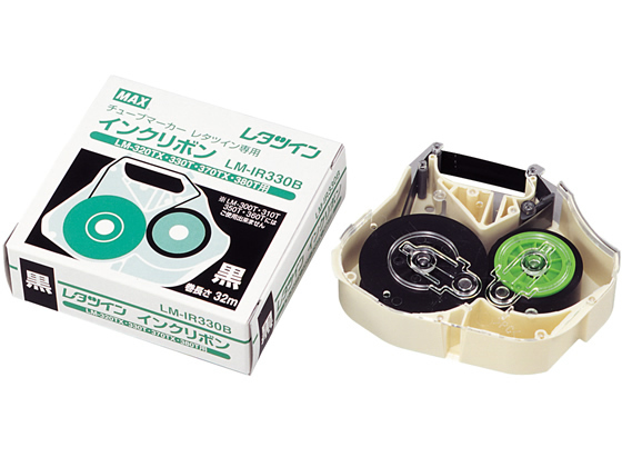 マックス レタツインインクリボンカセット LM-IR500B （黒