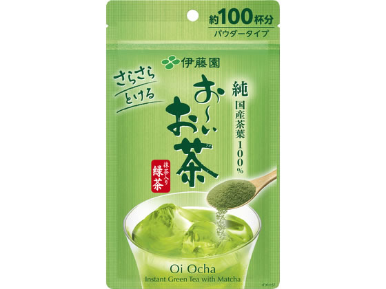 伊藤園 お～いお茶 さらさら抹茶入り緑茶 80g × 1個の商品画像