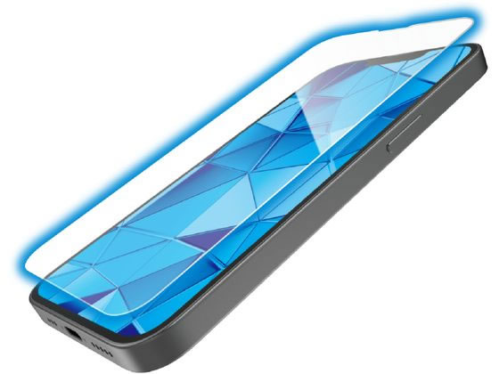 エレコム iPhone 16e ガラスフィルム 超強じん 高透明 ブルーライトカット PM-A25SFLGHBLの商品画像