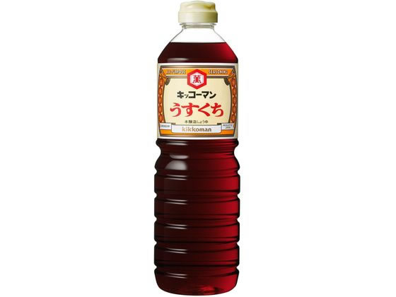 キッコーマン うすくちしょうゆ ペットボトル 1L×1本の商品画像