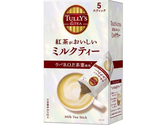 伊藤園 TULLY’S＆TEA 紅茶がおいしいミルクティー スティック 5本 ×1セットの商品画像