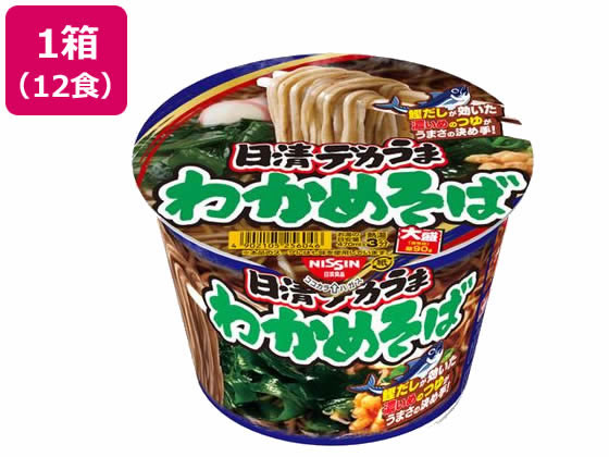日清食品 日清デカうま わかめそば 106g×12個の商品画像