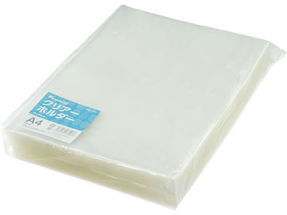 Forestway クリアーホルダー 0.18mm A4タテ 100枚入の商品画像