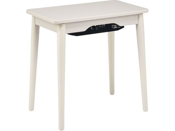 ユアサプライムス ラテ530F ちいさなこたつテーブル W500×D300×H500mm （ホワイトウォッシュ）の商品画像