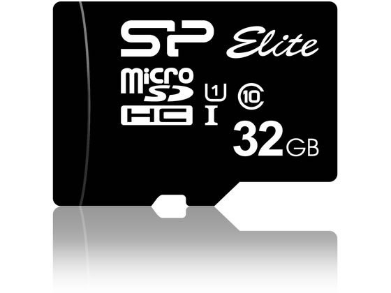シリコンパワー Elite SP032GBSTHBU1V10SP （32GB） MicroSDメモリーカードの商品画像