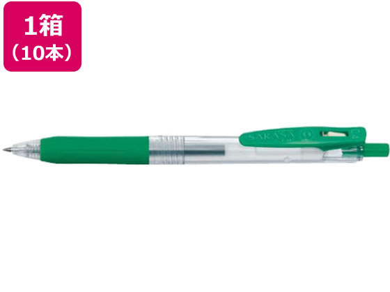 ZEBRA ゼブラ サラサクリップ ジェルボールペン 0.4mm JJS15-G（緑）×10本 サラサ ボールペンの商品画像