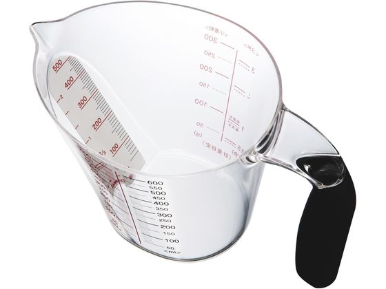 貝印 上から量れる洗いやすい計量カップ600ml DH8128×1個の商品画像