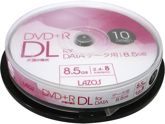 Lazos DVD+R DL данные для 10 листов L-DDL10P DVD+R данные для DVD носитель информации лента 