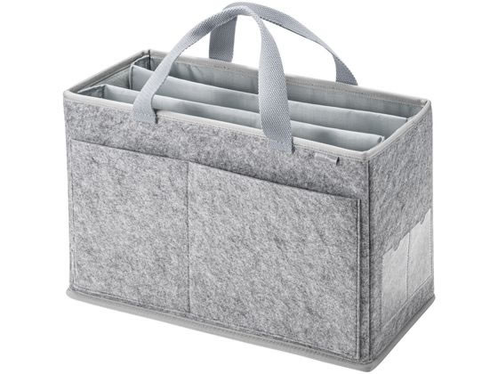 フェルトBOXバッグ BAG-TW9GY （グレー）の商品画像