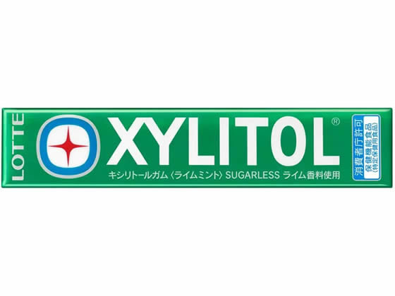 ロッテ ロッテ キシリトールガム ライムミント 21g（14粒入）×1個 XYLITOL ガムの商品画像